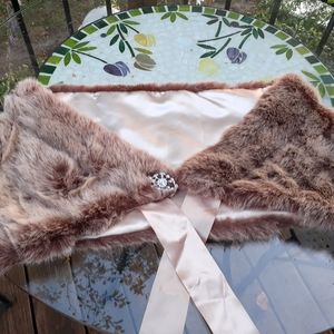 Faux Fur shrug